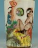 Jingdezhen Porcelain Hand Painting Ancient Tradition Married Snuff Bottle Snuff Bottles photo 1