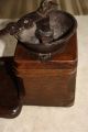 Antique Mid 19thc Ottoman Turkish Wooden Coffee Grinder W/ Table Islamic photo 8