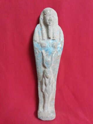 Ancient Egyptian Blue Ushabti photo