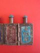 Antique Chinese Silver Enamel Hinged Quadruple Snuff Perfume Bottle Snuff Bottles photo 8