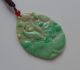 Cert ' D Fine Rare Natural A Emerald Jadeite Jade Lotus Carp Jewelry Pendant Nr Necklaces & Pendants photo 3
