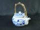 B8911: Japanese Kiyomizu - Ware Flower Arabesque Pattern Teapot,  Suzuki Made Teapots photo 1