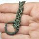 Ancient Viking Bronze Chain To Wear Amulet Big With Pendant Ring On The Finger Viking photo 1