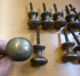 Victorian Solid Oval Brass Cabinet Knob Other Antique Hardware photo 2