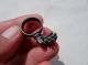 Ancient Roman Bronze Ring Key,  Weared Chain Still Stuck On Him Roman photo 6