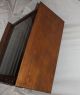 Antique Oak Ribbon Cabinet Country General Store Display Cabinet Display Cases photo 3