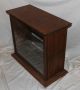 Antique Oak Ribbon Cabinet Country General Store Display Cabinet Display Cases photo 4