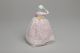 Vintage Porcelain Half Doll Pin Cushion,  Lady W/ Arms Away,  Pink Dress,  Germany Pin Cushions photo 1