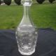 Thumbprint Type Antique Applied Lip Blown Pressed Glass Decanter Bottle Coin Dot Decanters photo 2