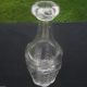Thumbprint Type Antique Applied Lip Blown Pressed Glass Decanter Bottle Coin Dot Decanters photo 3