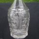 Thumbprint Type Antique Applied Lip Blown Pressed Glass Decanter Bottle Coin Dot Decanters photo 4