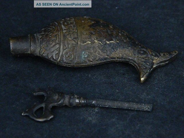 Ancient Brass Vessel Medeival 1800 Ad B415 Near Eastern photo
