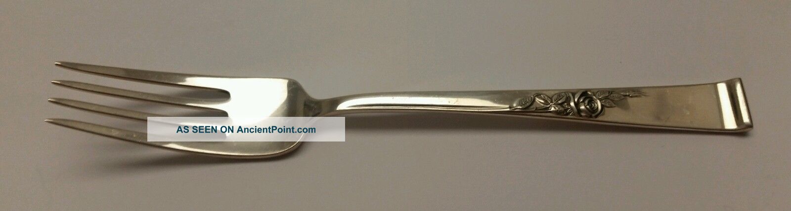 Reed & Barton Dinner Fork Classic Rose Sterling No Monogram Flatware & Silverware photo