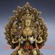 Vintage Tibet Brass Tibetan Buddhism Statue - - - - Tibet Kwan Yin Kwan-yin photo 1