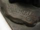 Antique Boston Bull Puppy Dog / Paul Herzel Pompeian Bronze - Clad Metalware photo 2