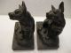 Antique Boston Bull Puppy Dog / Paul Herzel Pompeian Bronze - Clad Metalware photo 5
