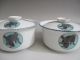 Japanese Pottery Old Imari Bowl 2set W/sign/ Tasteful Painting/ Rabbit/ 3071 Bowls photo 3