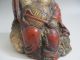 Japanese Pottery Old Statue W/sign; Budai,  Hotei/ Very Tasteful/ 3073 Statues photo 2