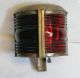Antique Boat Bow Light Solid Brass Red & Green Glass All Orig Just A Gem Lamps & Lighting photo 8