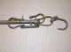 Antique Mini Brass Trade Scale Salesman Sample Jeweler Hanging Hook Balance Beam Scales photo 7