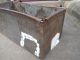 Large Antique Metal Trough Tub Planter Box Brass Plaque Industrial Factory Old Garden photo 2