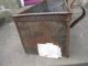Large Antique Metal Trough Tub Planter Box Brass Plaque Industrial Factory Old Garden photo 3