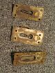 3 Reclaimed Brass Beehive Escutcheons / Key Hole Covers - Kc78 - Door Knobs & Handles photo 1