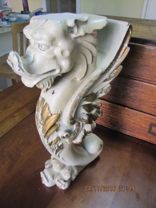 Highly Carved Griffin Or Gryphon Architectural Salvage photo