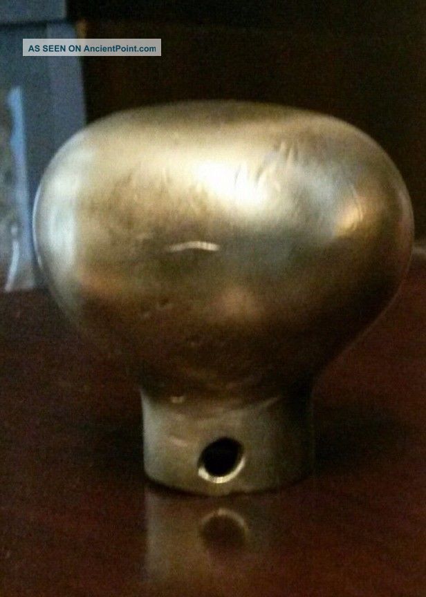 Antique Brass Horse Hames Knob,  Cane Walking Stick End Steampunk Primitives photo