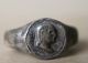 Graeco - Roman Period Solid Silver Ring Emperor Depiction 300 B.  C.  - 50 A.  D.  Vf, Roman photo 2