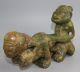 1350g Ancient Chinese Jade Hand Carved Jade Statue Men, Women & Children photo 1