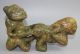 1350g Ancient Chinese Jade Hand Carved Jade Statue Men, Women & Children photo 3