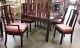 Mid - Century Carved Chinese Mahogany Dining Table 8 Chairs 2 Arm 6 Side Cushions 1900-1950 photo 5