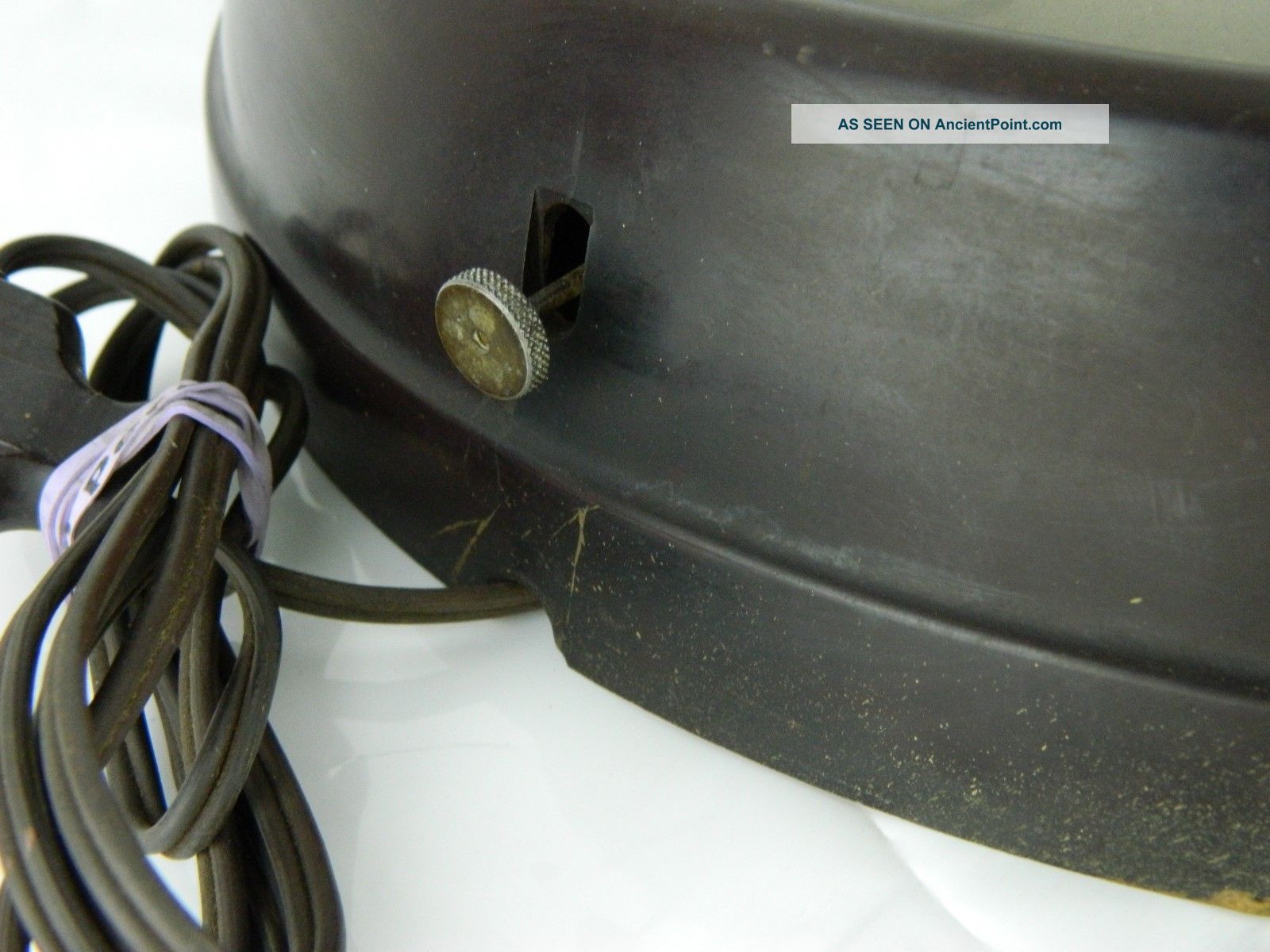 General Electric Ge Wall Hanging Vtg Clock Mcm Model 2912a School House