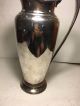 Antique Silverplate Wilcox Tall 64 Oz Water Pitcher Pierced Ice Lip Monogrammed Pitchers & Jugs photo 1