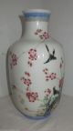 Antique Chinese Famille Rose Porcelain Vase Qianlong Mark Vases photo 1