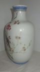 Antique Chinese Famille Rose Porcelain Vase Qianlong Mark Vases photo 3