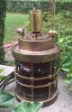Vintage Bronze Nautical Light - Red Light - 8 Pounds Of Bronze - Real Not Repo Lamps & Lighting photo 1
