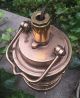 Vintage Bronze Nautical Light - Red Light - 8 Pounds Of Bronze - Real Not Repo Lamps & Lighting photo 2