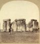Ca.  1860s Stonehenge Outer Circle - Stereo Photo By W.  R.  Sedgfield Neolithic & Paleolithic photo 1