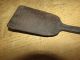 Early 18th C England Wrought Iron Spatula Or Peeler In Old Surface Primitives photo 5