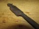 Early 18th C England Wrought Iron Spatula Or Peeler In Old Surface Primitives photo 6