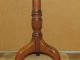 A Great 18th C Pa Queen Anne Mahogany Tilt Top Candlestand Dish Top Old Surface Primitives photo 11