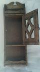 Antique Walnut Display French Cuppard Cabinet 1950s Post-1950 photo 1
