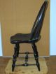 Rare 18th C Windsor Sidechair Signed 