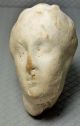 Ancient Roman White Marble Woman Head Sculpture Roman photo 1