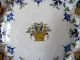 Antique French Faience Fourmaintraux Courquin Desvres Plate Rouen Decor 19th Cen Platters & Trays photo 4