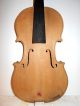 Old Antique Vintage American 1 Pc Back Birds Eye Maple Full Size Violin - Nr String photo 3