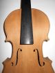 Old Antique Vintage American 1 Pc Back Birds Eye Maple Full Size Violin - Nr String photo 4