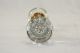 Vintage Pair Crystal Glass Brass Base Door Knobs Circle Shape 2 Inch Door Knobs & Handles photo 1